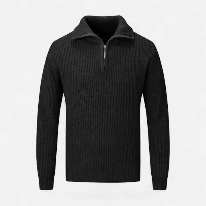Charles Maison | Men’s Wool-Blend Half-Zip Sweater