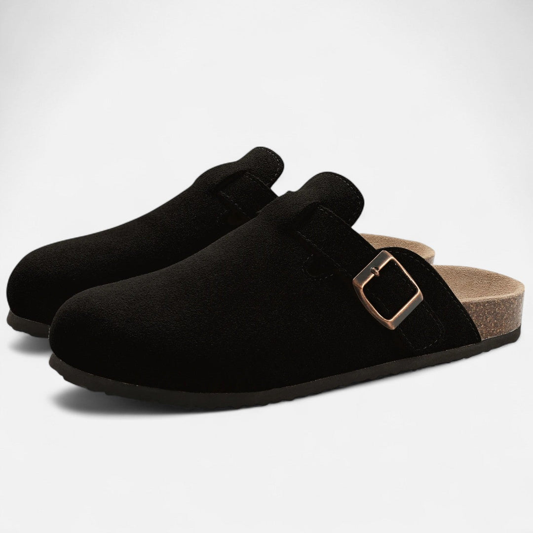 Charles Maison | Men’s Suede Mules – Sculpted Clog-Inspired Comfort