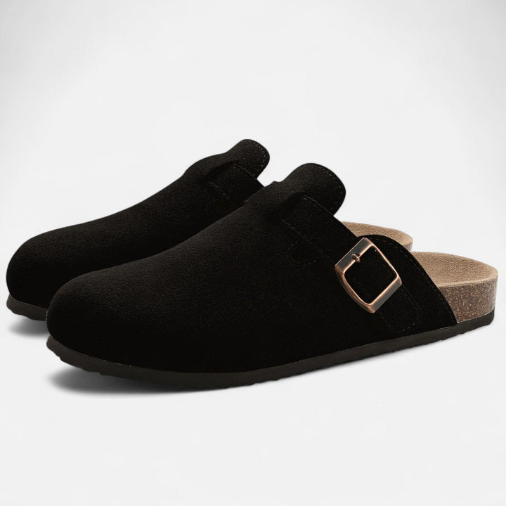 Charles Maison | Men’s Suede Mules – Sculpted Clog-Inspired Comfort