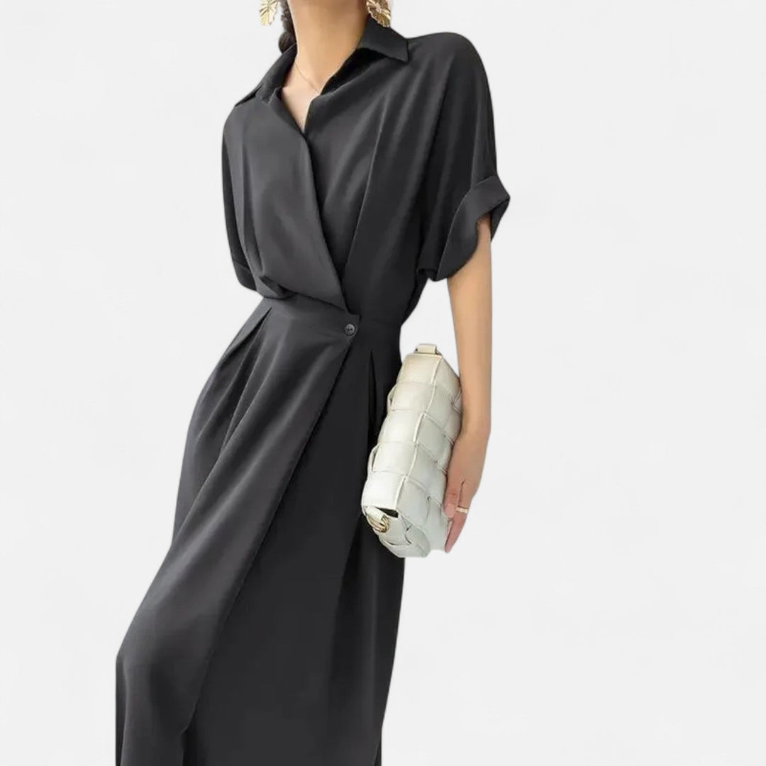 Charles Maison | Women’s Shirt-Dress in Cotton-Blend Riviera Heritage