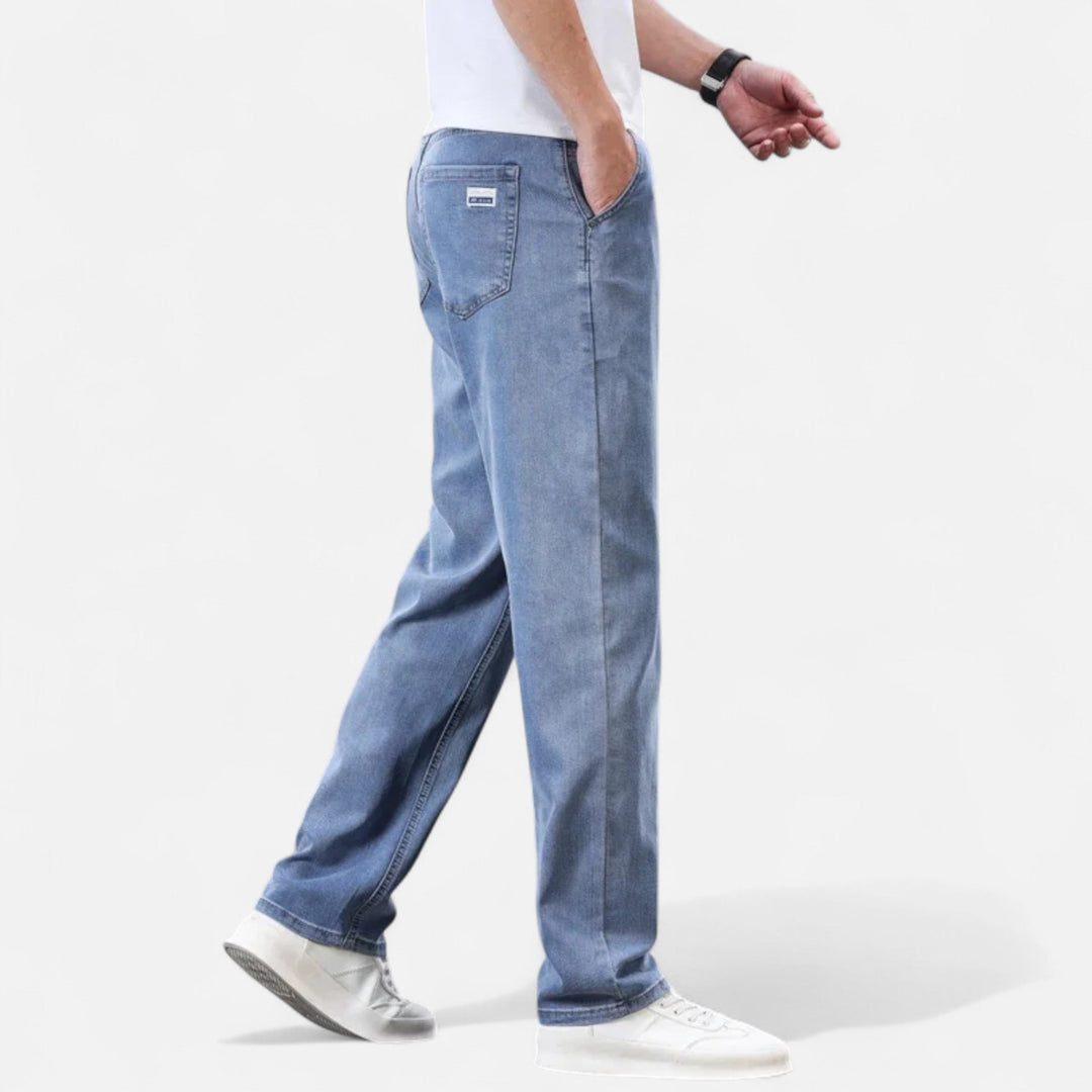 Charles Maison | Men’s Straight-Leg Lyocell Denim Jeans