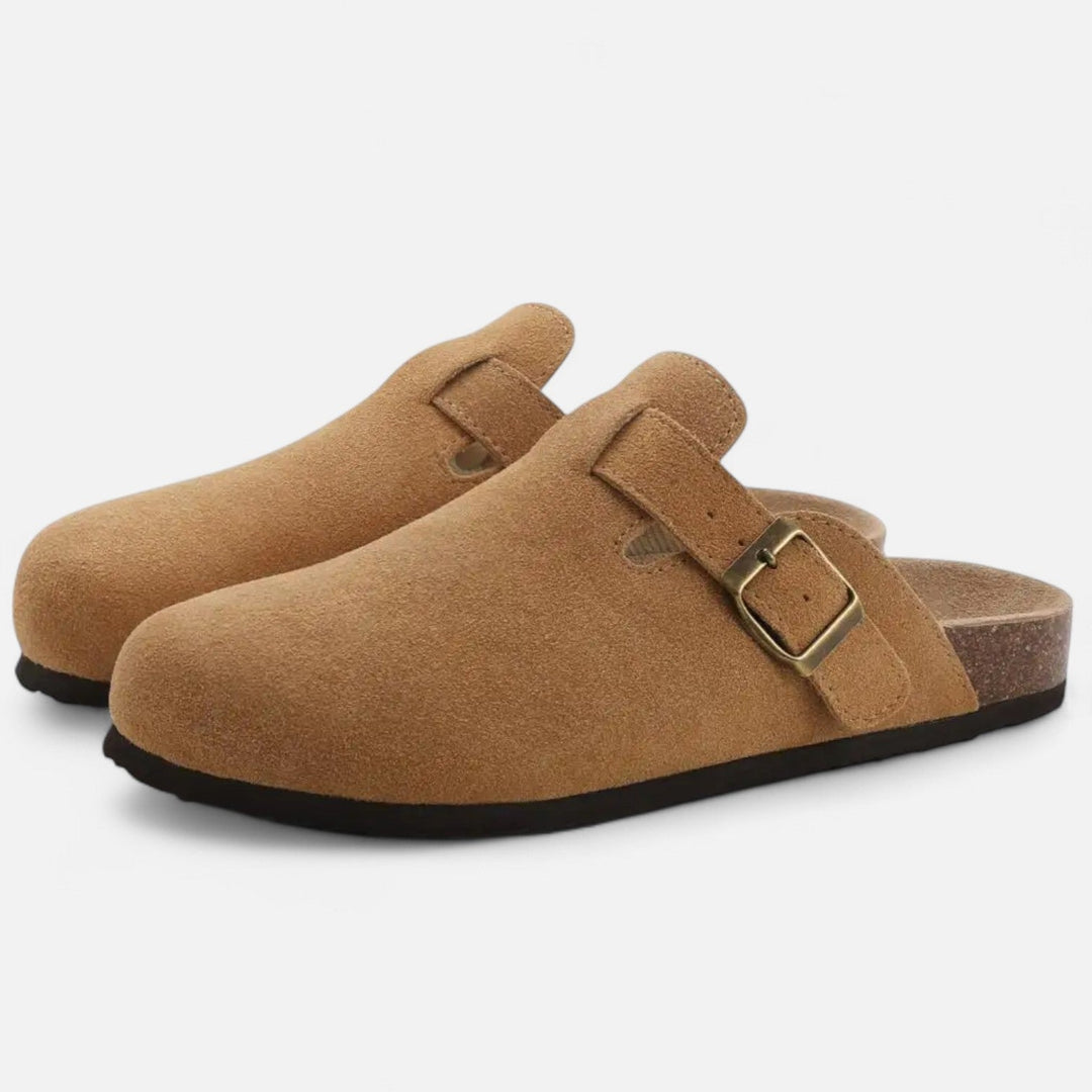 Charles Maison | Men’s Suede Mules – Sculpted Clog-Inspired Comfort