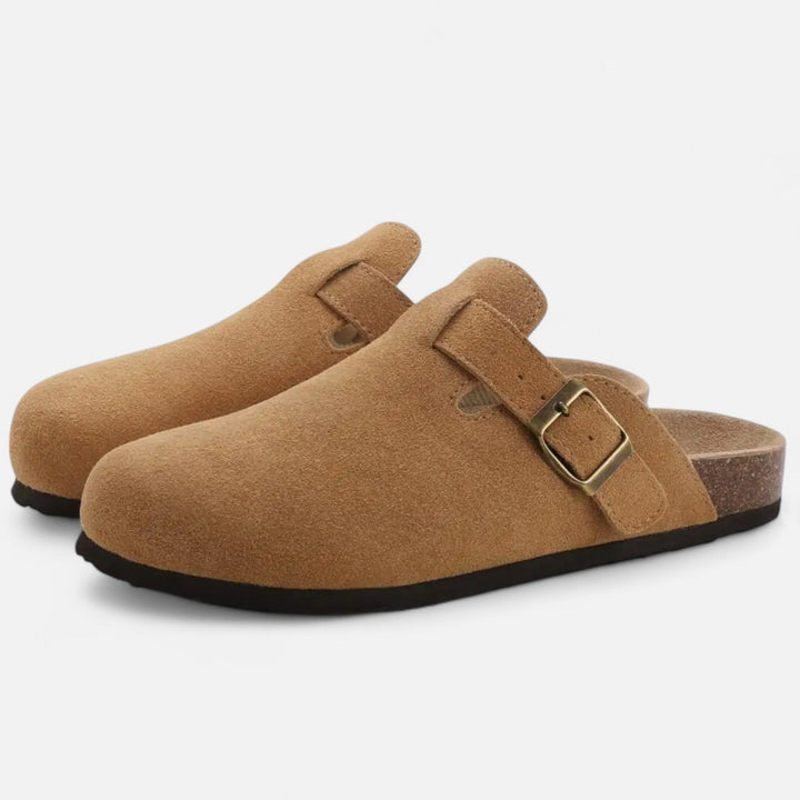 Charles Maison | Men’s Suede Mules – Sculpted Clog-Inspired Comfort