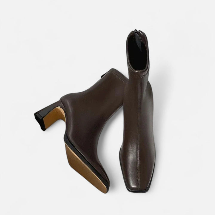 Charles Maison | Women’s Vintage Square-Toe Ankle Boots