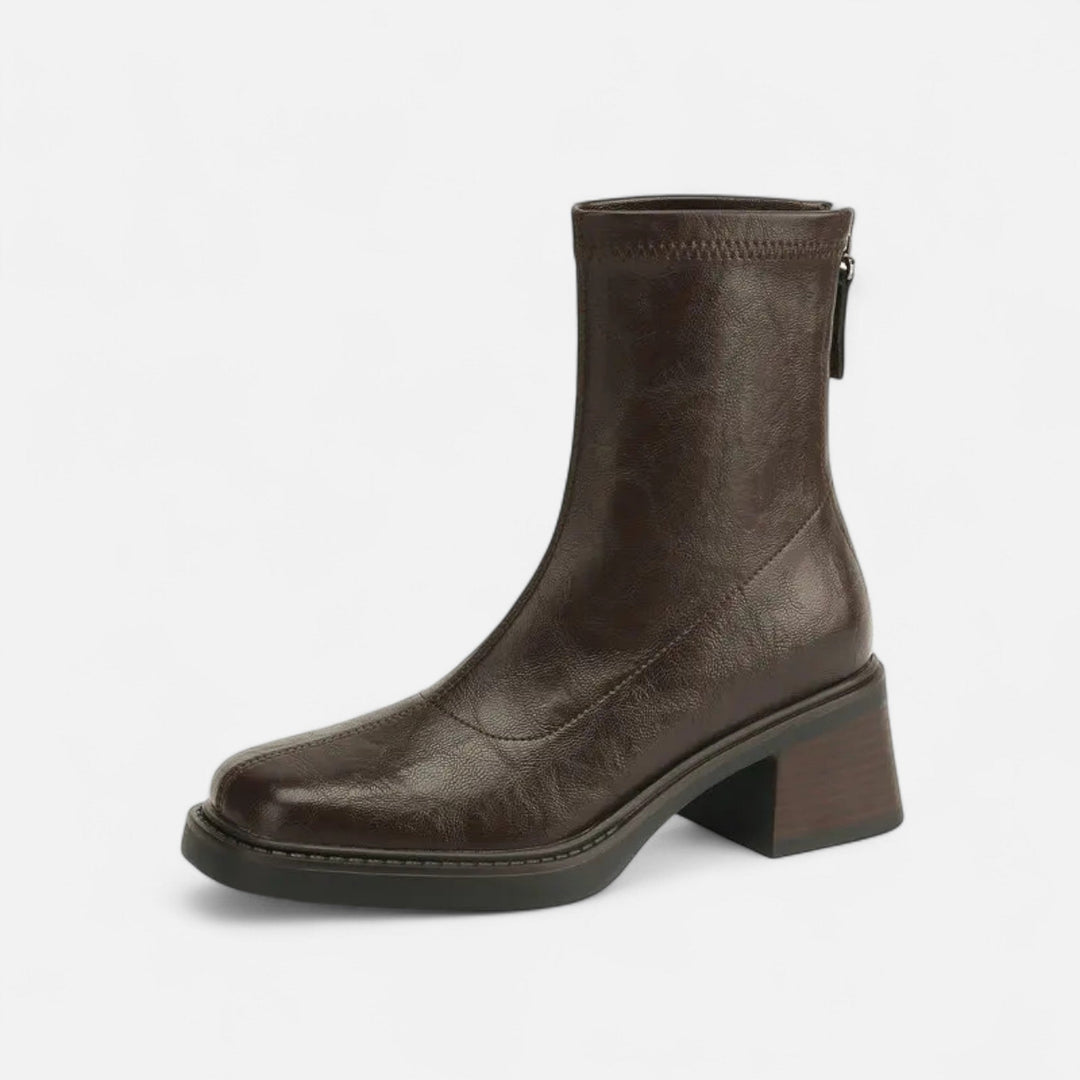 Charles Maison | Women’s Leather Boots – Refined Urban Classic