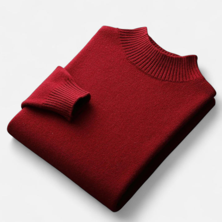 Charles Maison | Men’s Pure Wool Turtleneck Sweater