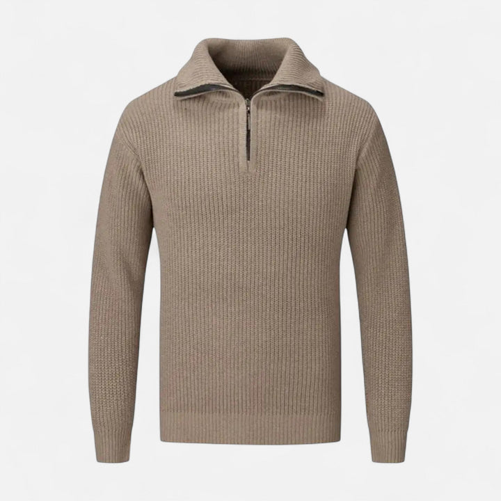 Charles Maison | Men’s Wool-Blend Half-Zip Sweater