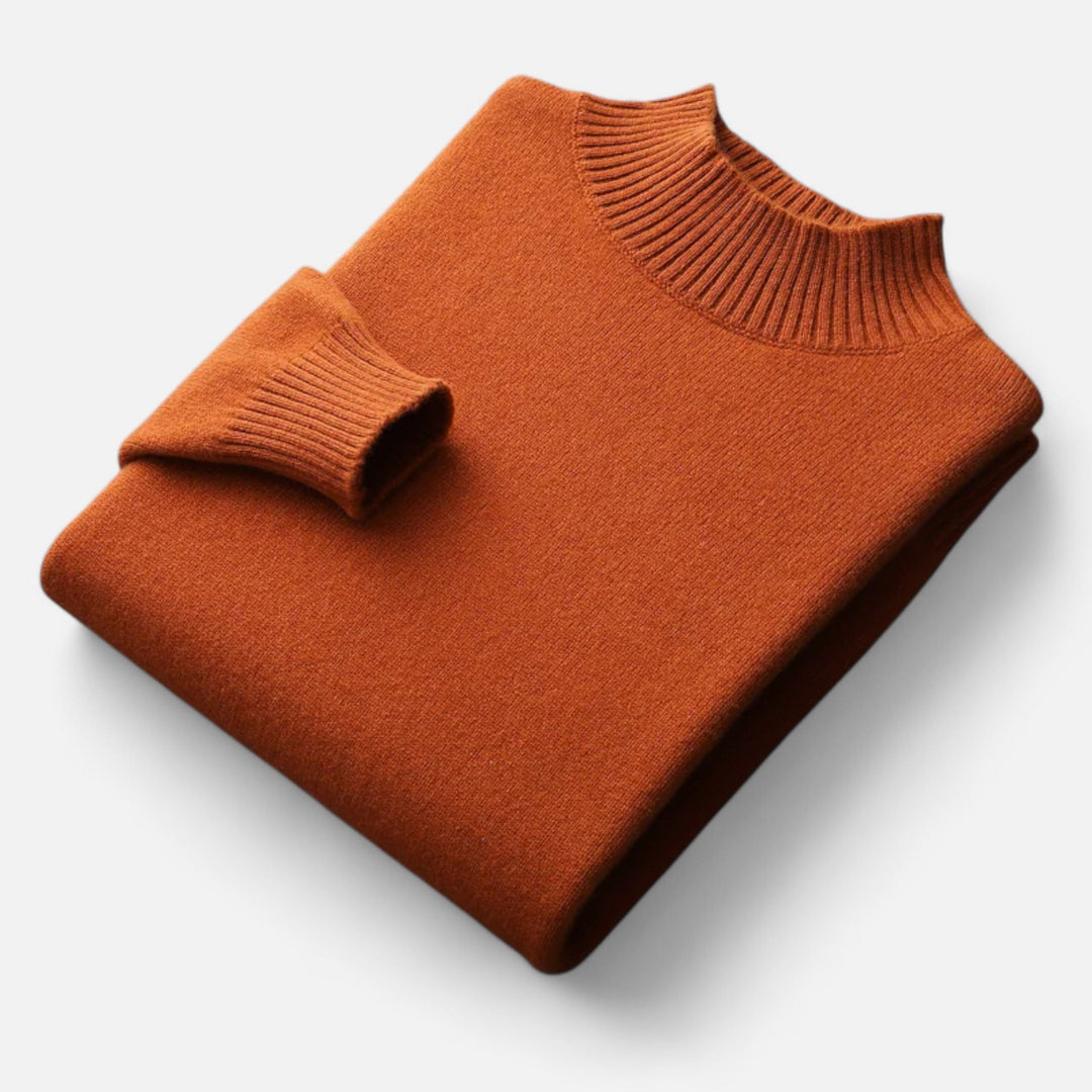 Charles Maison | Men’s Pure Wool Turtleneck Sweater
