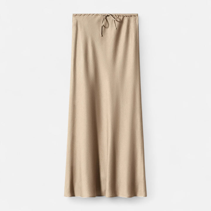 Charles Maison | Women's Elegant High-Waist Satin Skirt