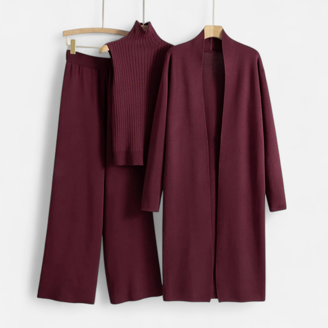 Charles Maison | Women’s Knitted 3-Piece Cardigan Set