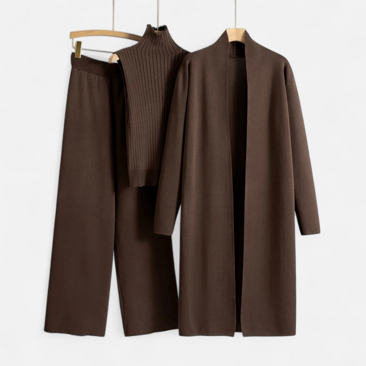 Charles Maison | Women’s Knitted 3-Piece Cardigan Set