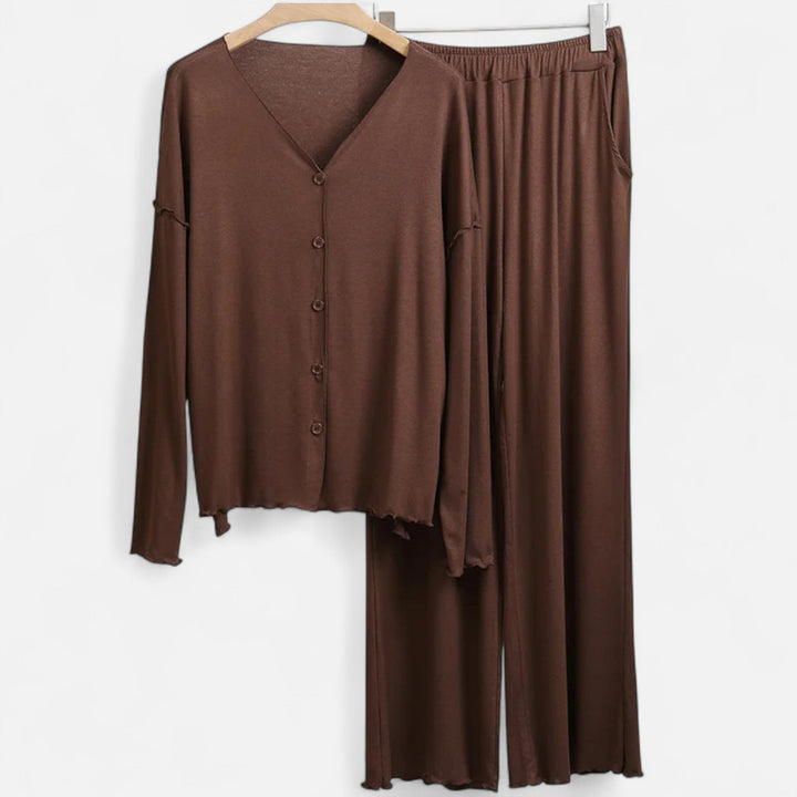 Charles Maison | Women’s Two-Piece Cashmere-Touch Loungewear Set