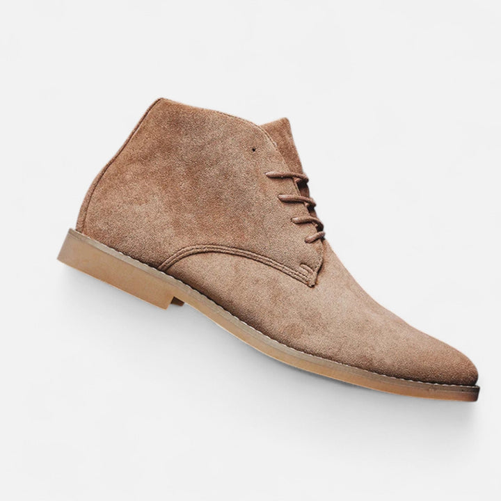 Charles Maison | Men’s Suede Chelsea Boots — Khaki Heritage