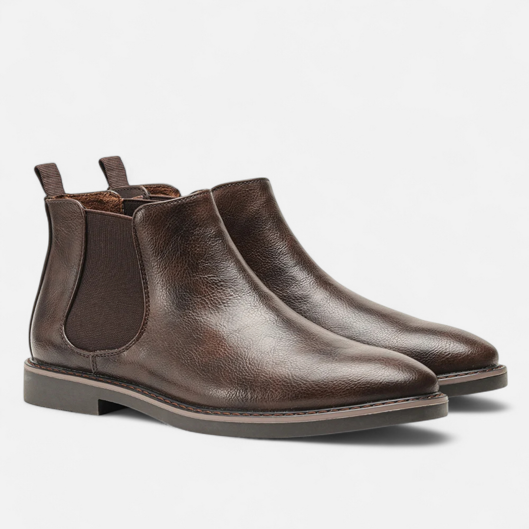 Men’s Retro Leather Chelsea Boots