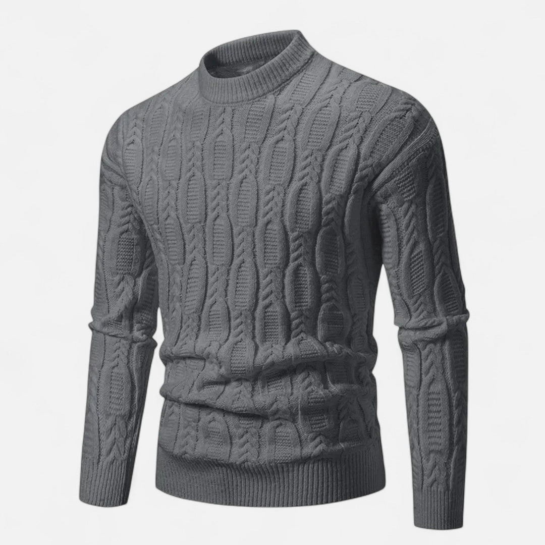 Charles Maison | Men’s Classic Crewneck Knit Sweater