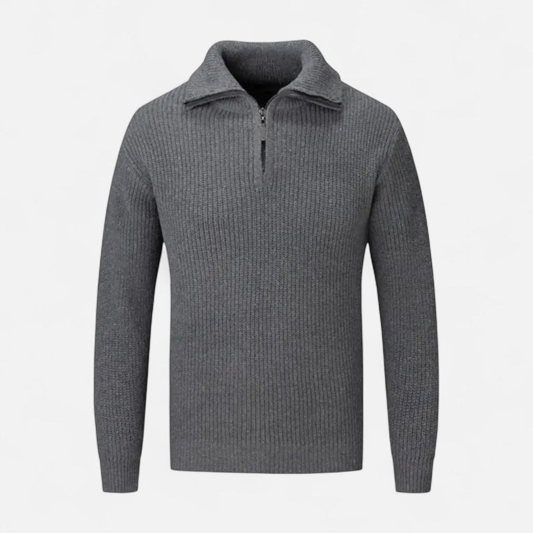 Charles Maison | Men’s Wool-Blend Half-Zip Sweater