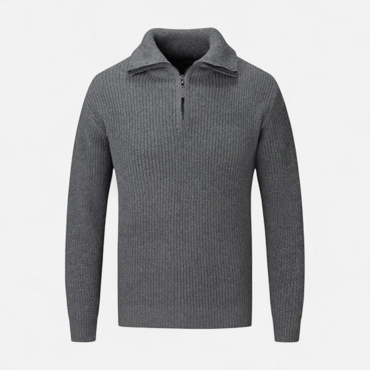 Charles Maison | Men’s Wool-Blend Half-Zip Sweater