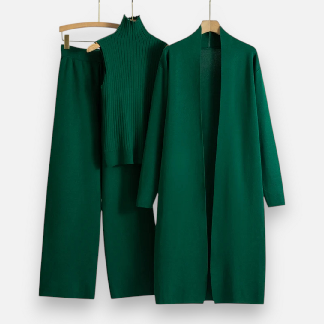 Charles Maison | Women’s Knitted 3-Piece Cardigan Set