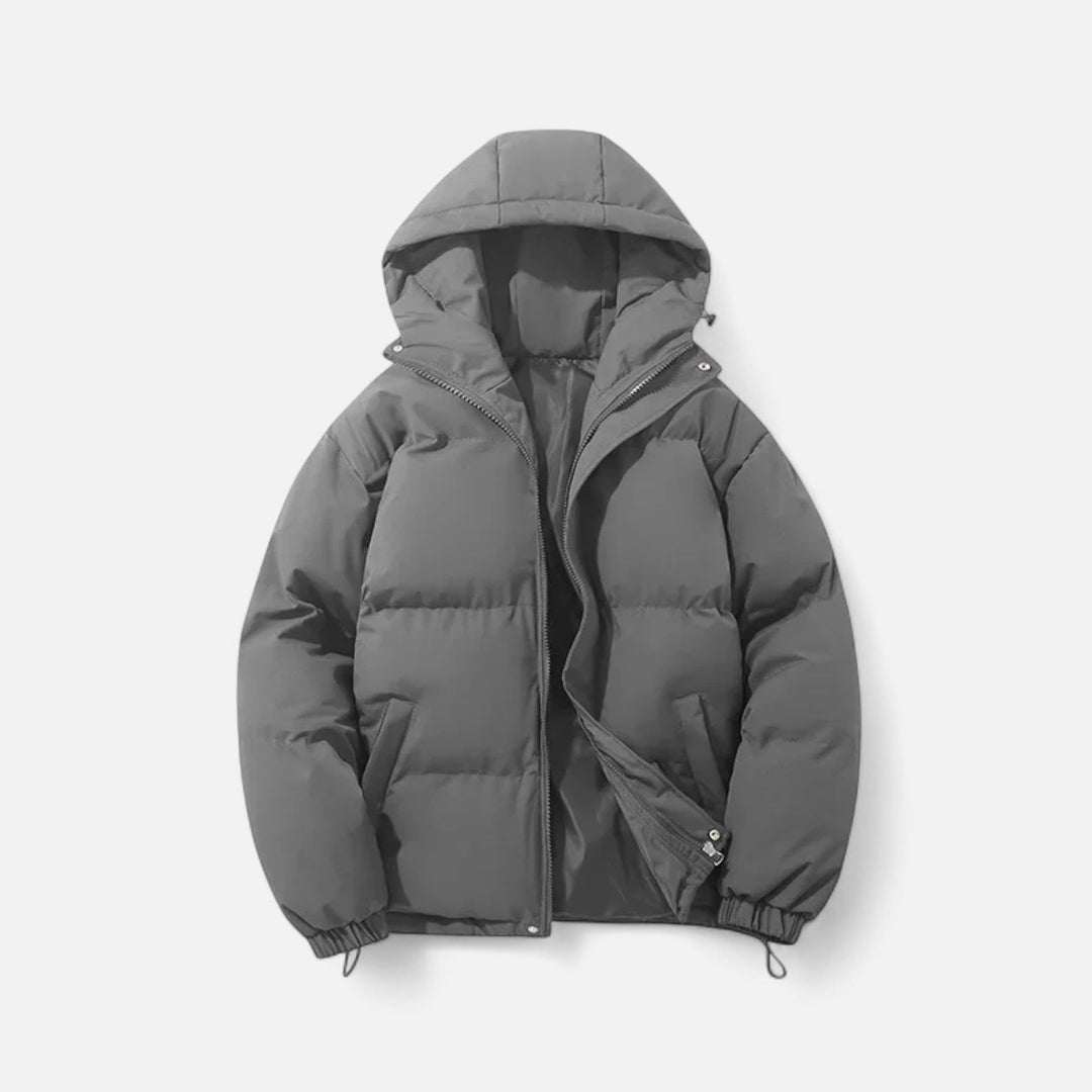 Charles Maison | Unisex Hooded Cotton Puffer Jacket