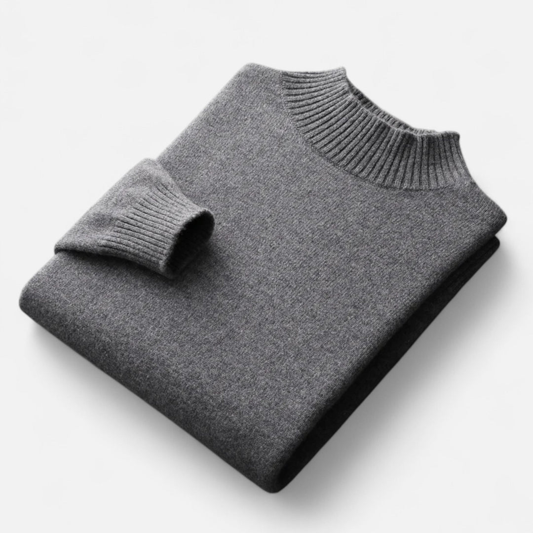 Charles Maison | Men’s Pure Wool Turtleneck Sweater