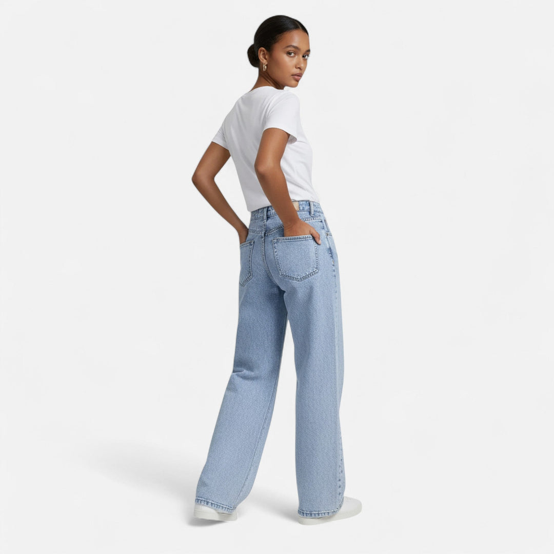 Charles Maison | Women Loose Denim Pants – Tailored Leisure Classic