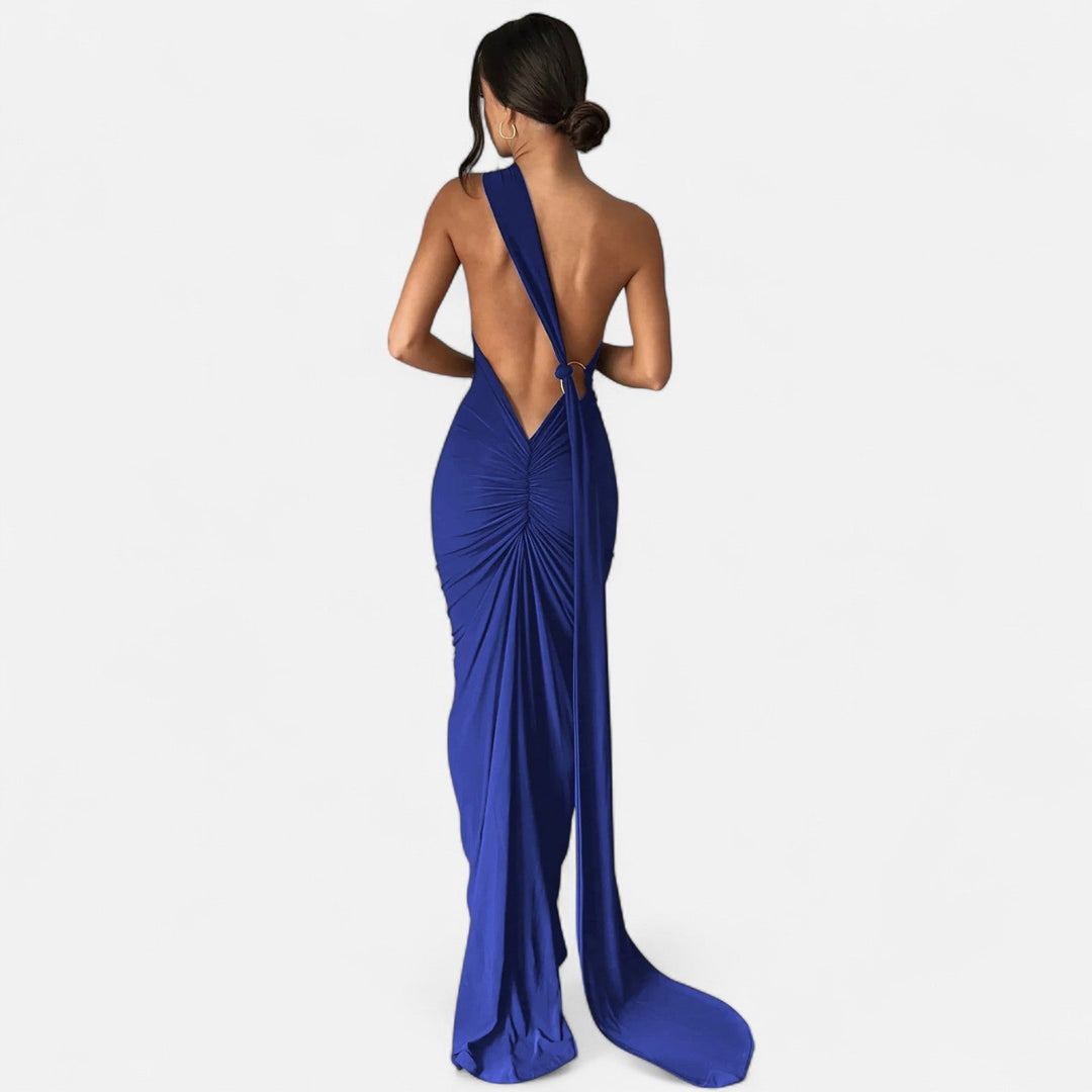 Charles Maison | Women’s Backless Scarf-Tie Evening Dress