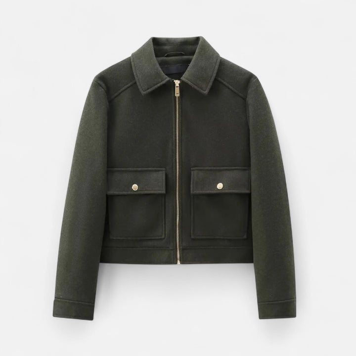 Charles Maison | Women’s Elegant Winter Zip Jacket