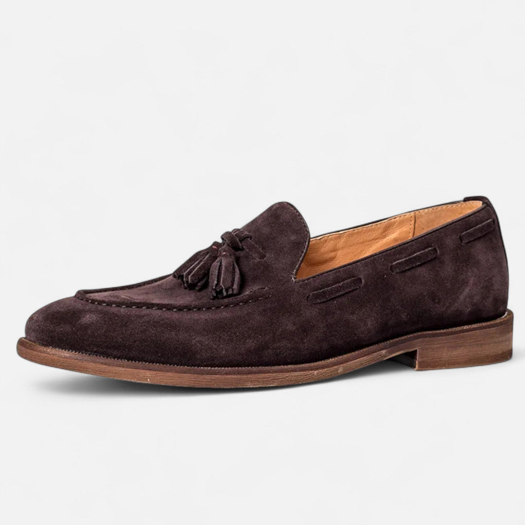Charles Maison | Men’s Nubuck Leather Loafers | Classic British Style