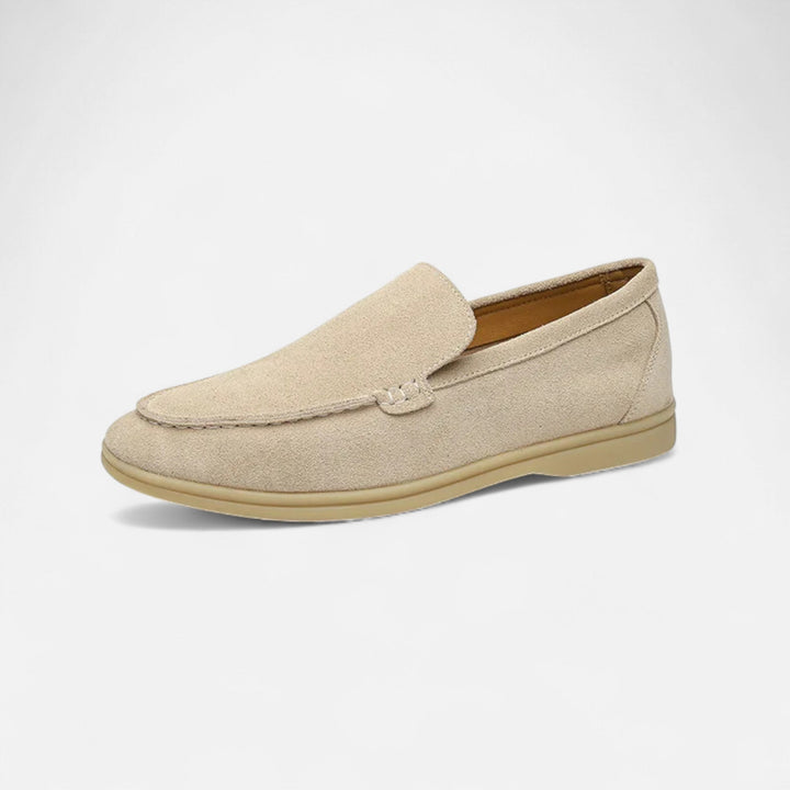 Charles Maison | Men’s Suede Loafers | Classic Slip-On Elegance