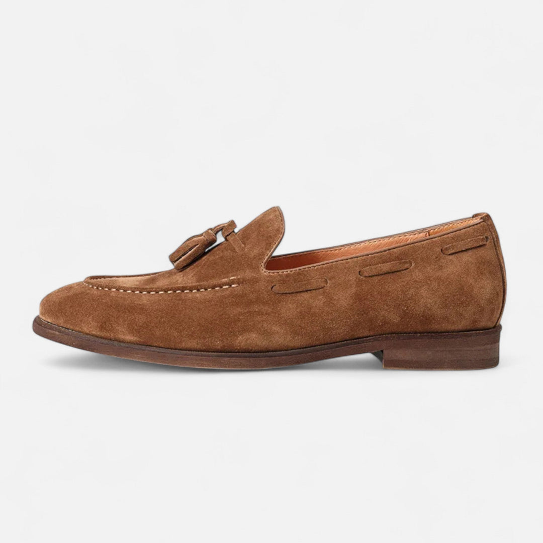 Charles Maison | Men’s Nubuck Leather Loafers | Classic British Style