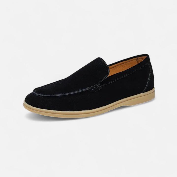 Charles Maison | Men’s Suede Loafers | Classic Slip-On Elegance
