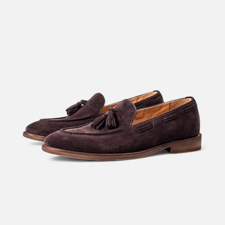 Charles Maison | Men’s Nubuck Leather Loafers | Classic British Style