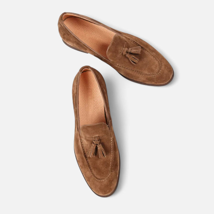 Charles Maison | Men’s Nubuck Leather Loafers | Classic British Style