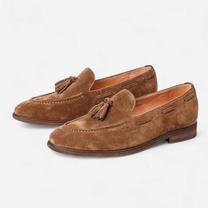 Charles Maison | Men’s Nubuck Leather Loafers | Classic British Style