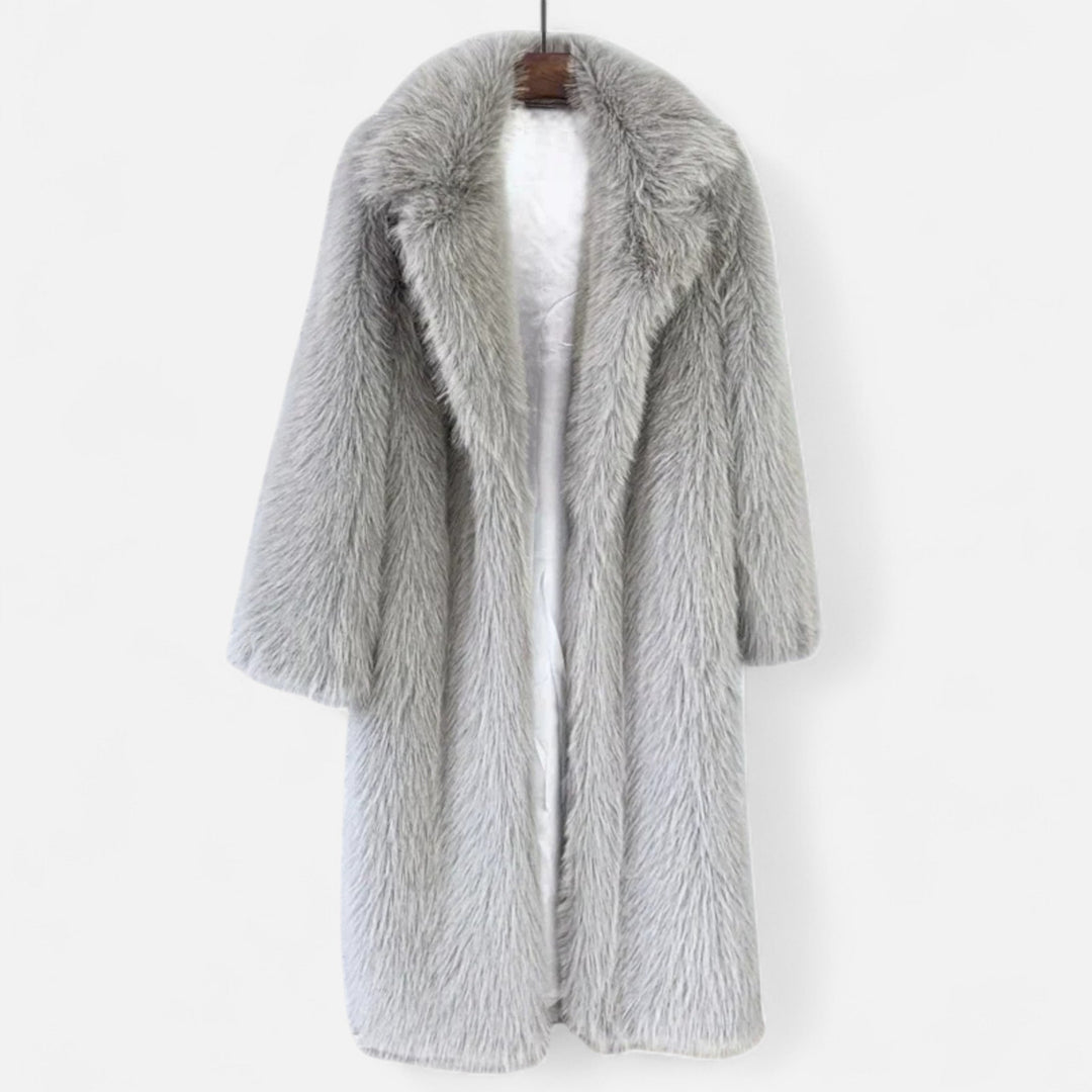 Charles Maison | Women’s Long Faux Fur Overcoat