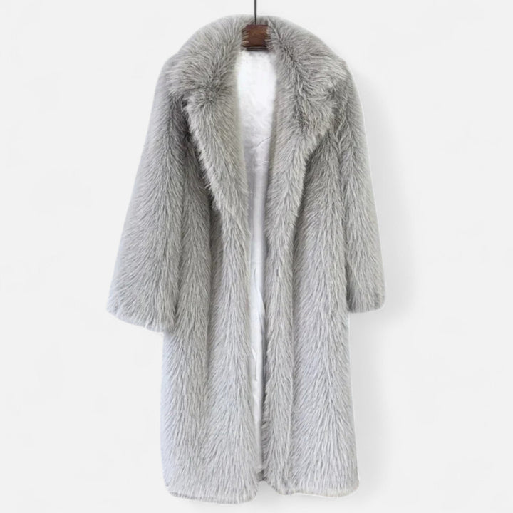 Charles Maison | Women’s Long Faux Fur Overcoat