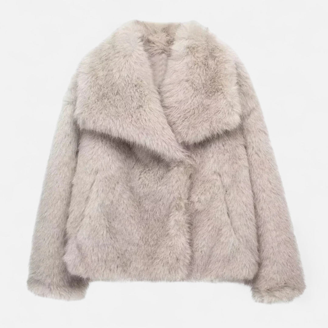 Charles Maison | Women’s Plush Faux Fur Winter Coat
