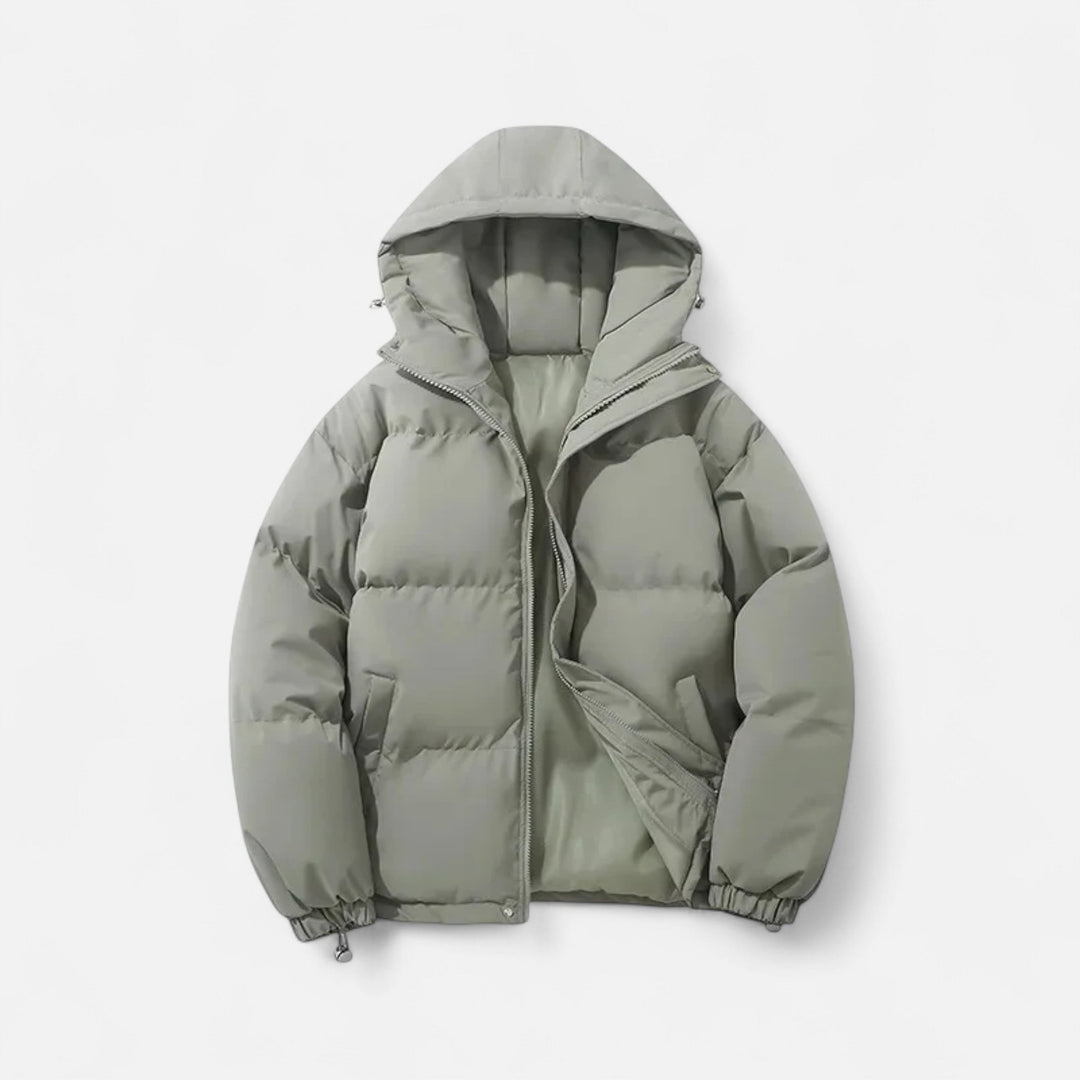 Charles Maison | Unisex Hooded Cotton Puffer Jacket