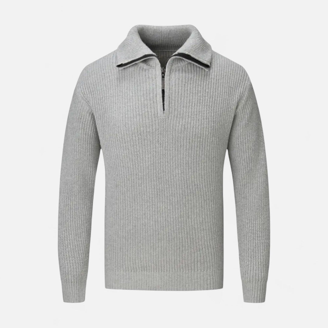 Charles Maison | Men’s Wool-Blend Half-Zip Sweater