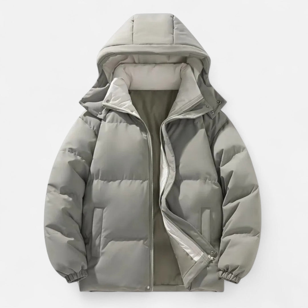 Charles Maison | Men’s Detachable-Hood Padded Jacket