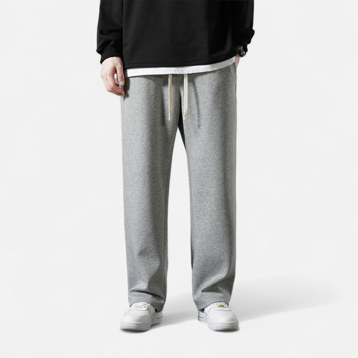 Charles Maison | Men’s Wide-Leg Cotton Jogger Pants