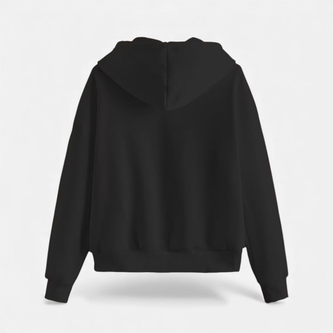 Charles Maison | Women’s Zip-Up Knit Hoodie for Autumn/Winter