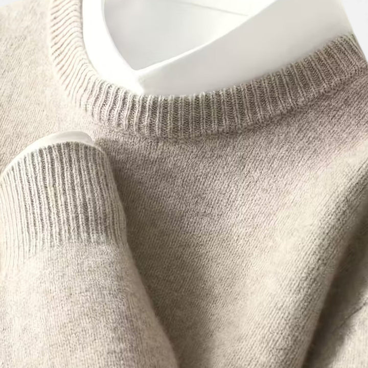 Charles Maison | Men’s Crew Neck Knit Sweater