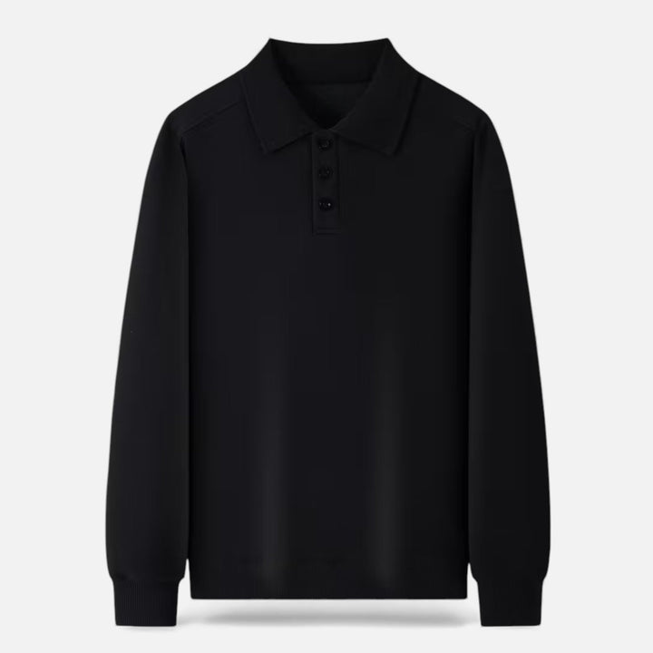 Charles Maison | Men’s Polo Knit Sweater for Autumn/Winter