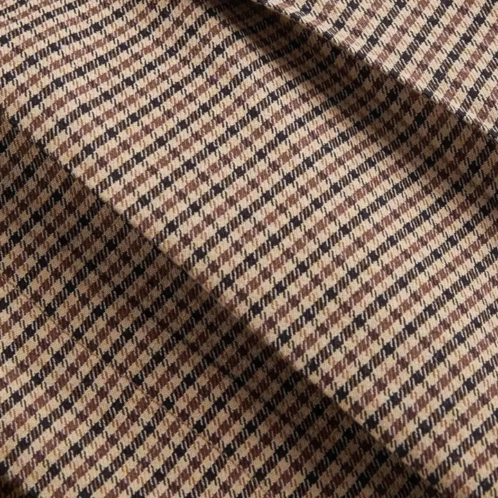Charles Maison | Women’s Plaid High-Waist Wide-Leg Trousers