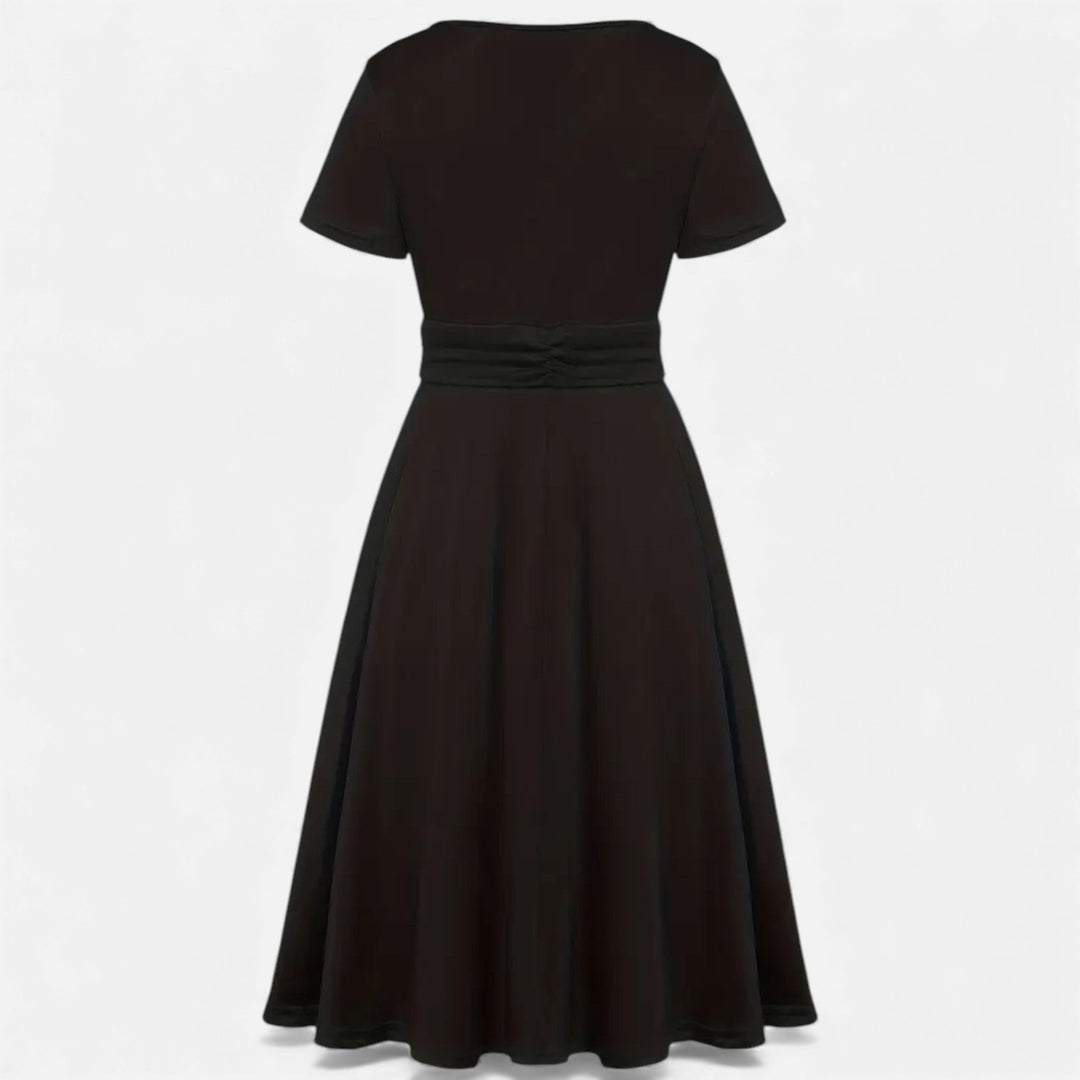 Charles Maison | Women’s Rhinestone V-Neck Asymmetrical Evening Dress