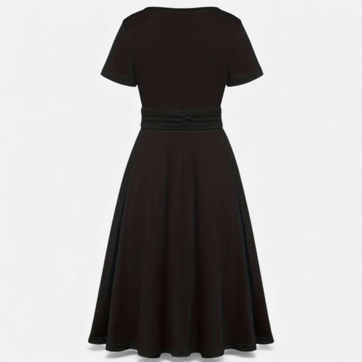 Charles Maison | Women’s Rhinestone V-Neck Asymmetrical Evening Dress