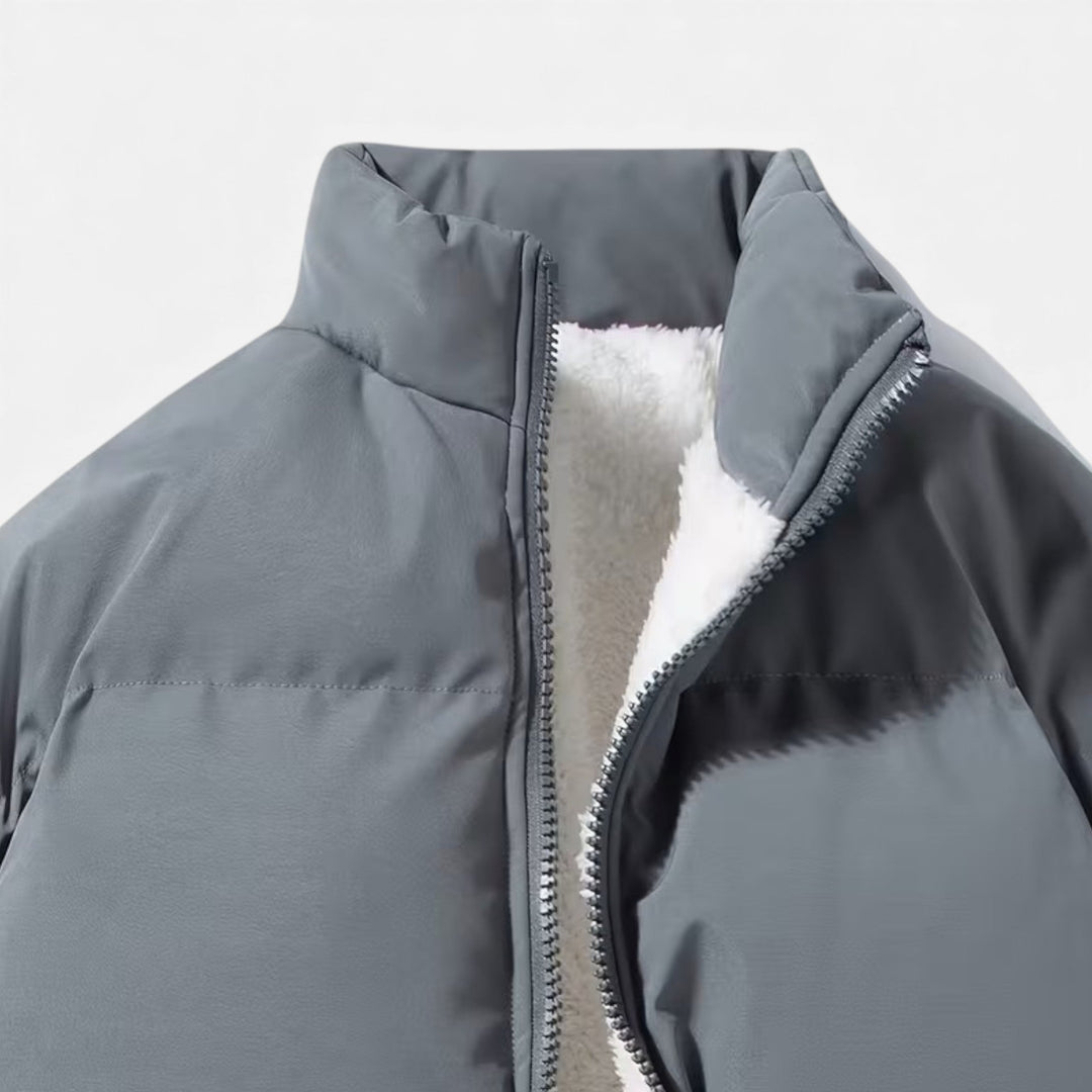 Charles Maison | Men’s Plush Puffer Jacket for Autumn/Winter