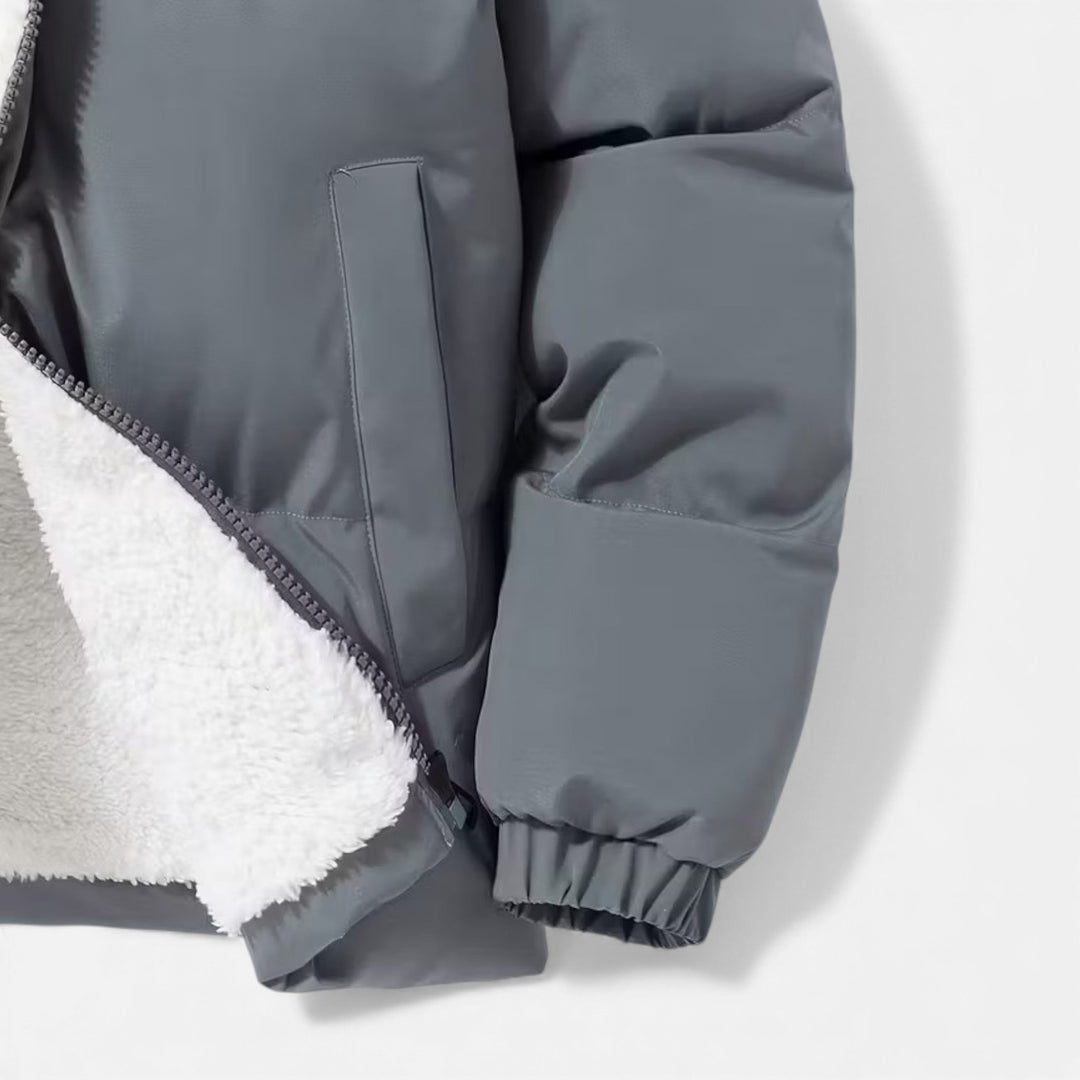 Charles Maison | Men’s Plush Puffer Jacket for Autumn/Winter