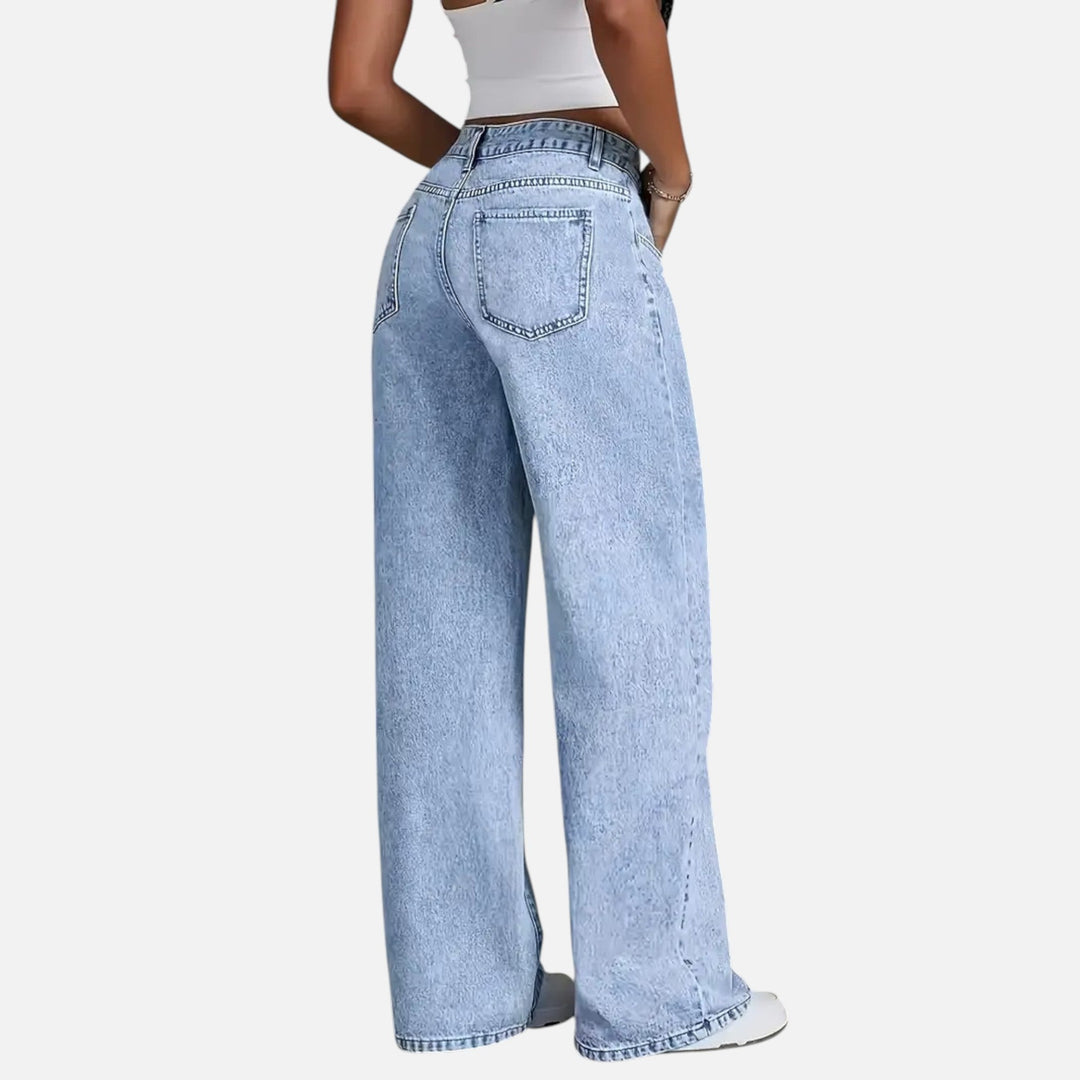 Charles Maison | Women Loose Denim Pants – Tailored Leisure Classic